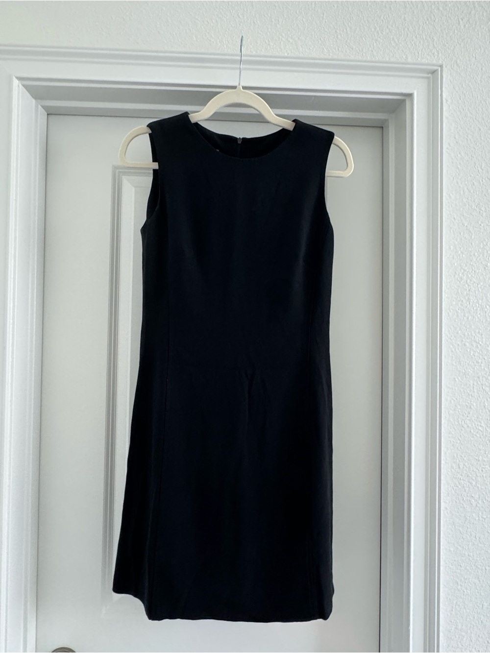 Classic Black Sleeveless Dress (Size 4)